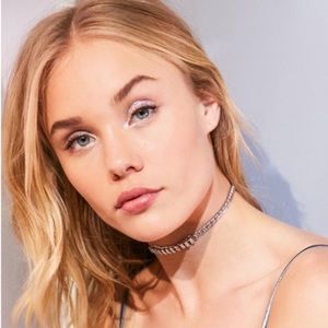 LAST ONE✅Glimmer Rhinestone Chain Choker